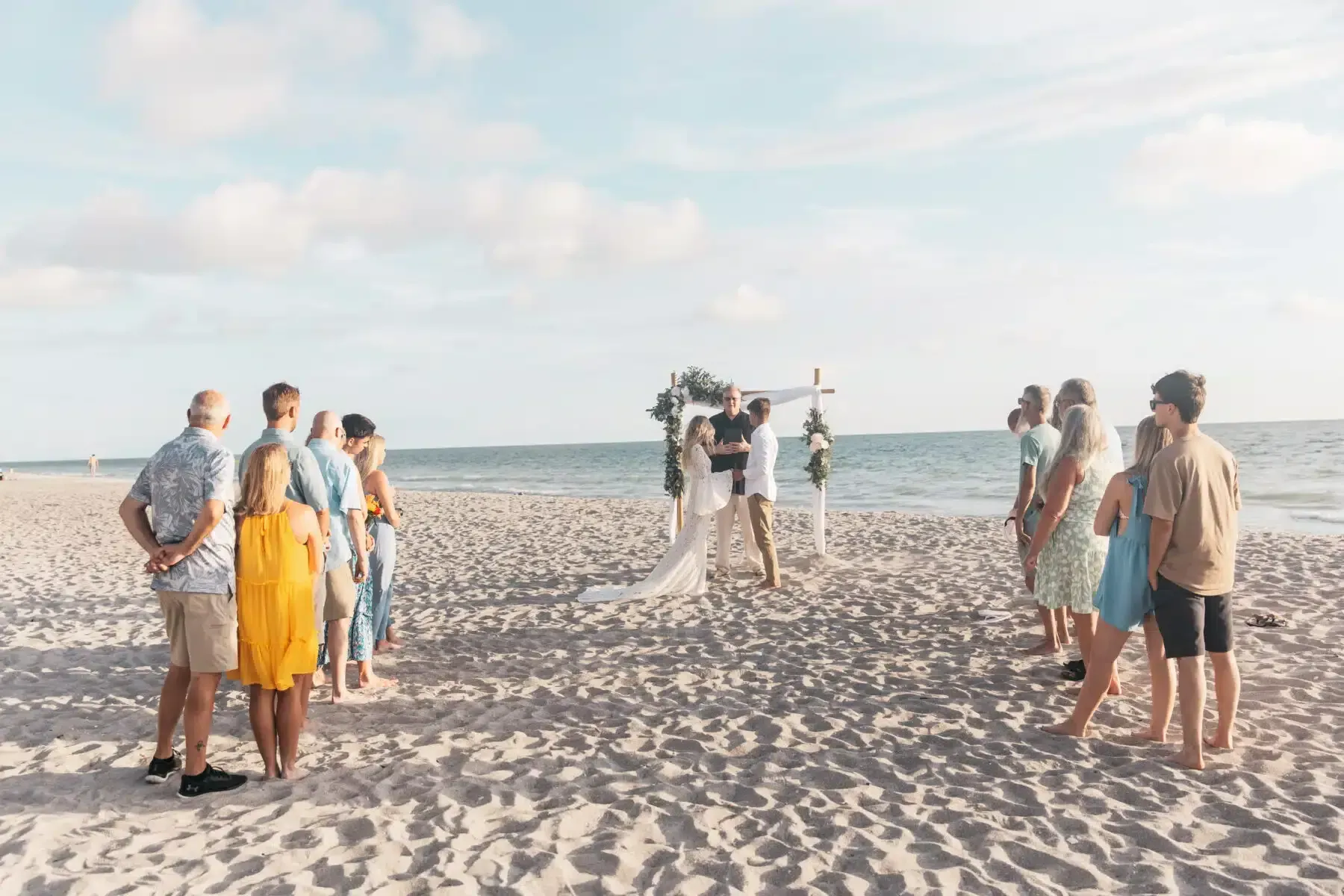 Captiva Island beach wedding photo 2