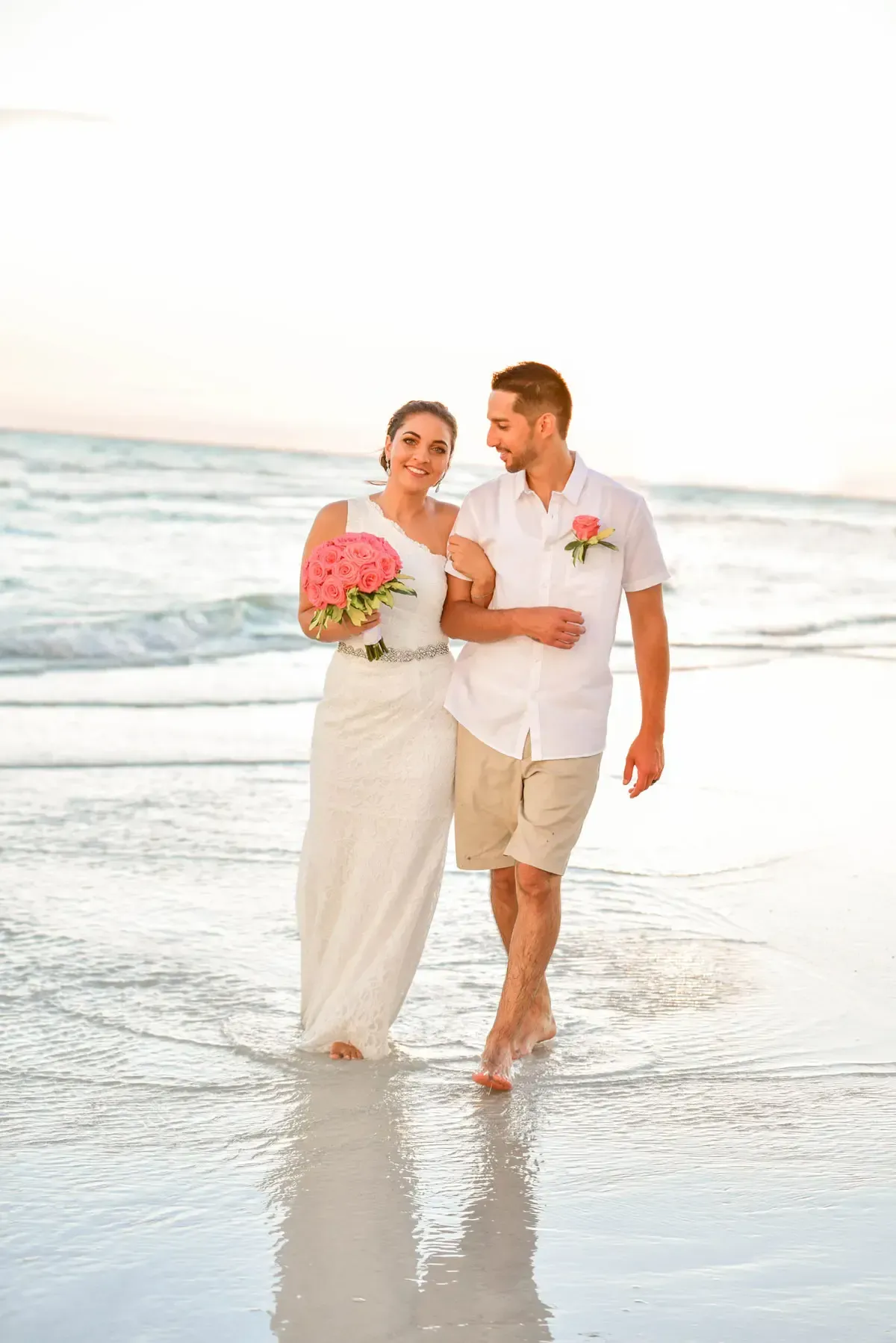 Siesta Key beach wedding photo 2