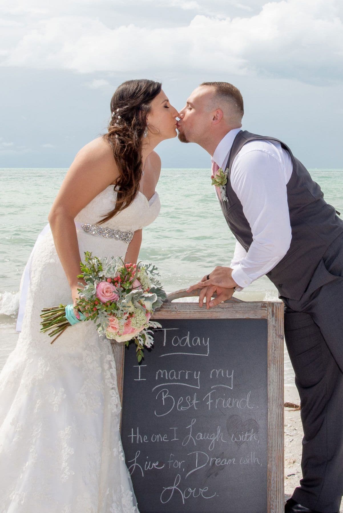 Sanibel Island beach wedding photo 2
