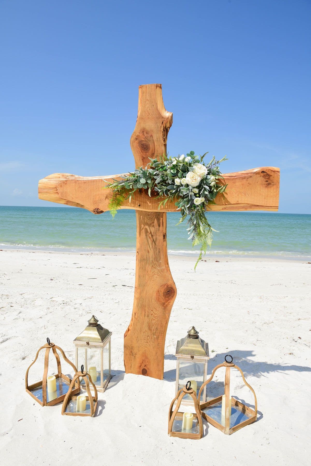 Beach Wedding Cross