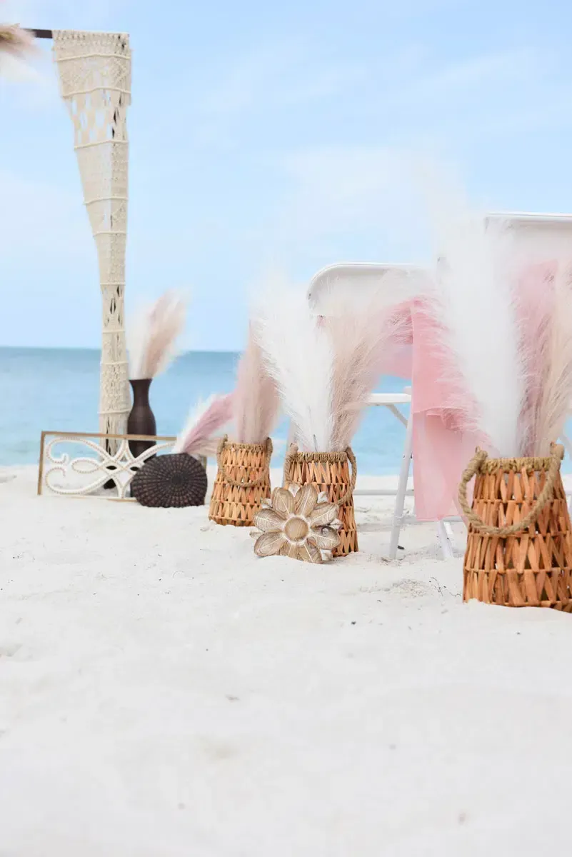 Pompass Grass Wedding Inspo