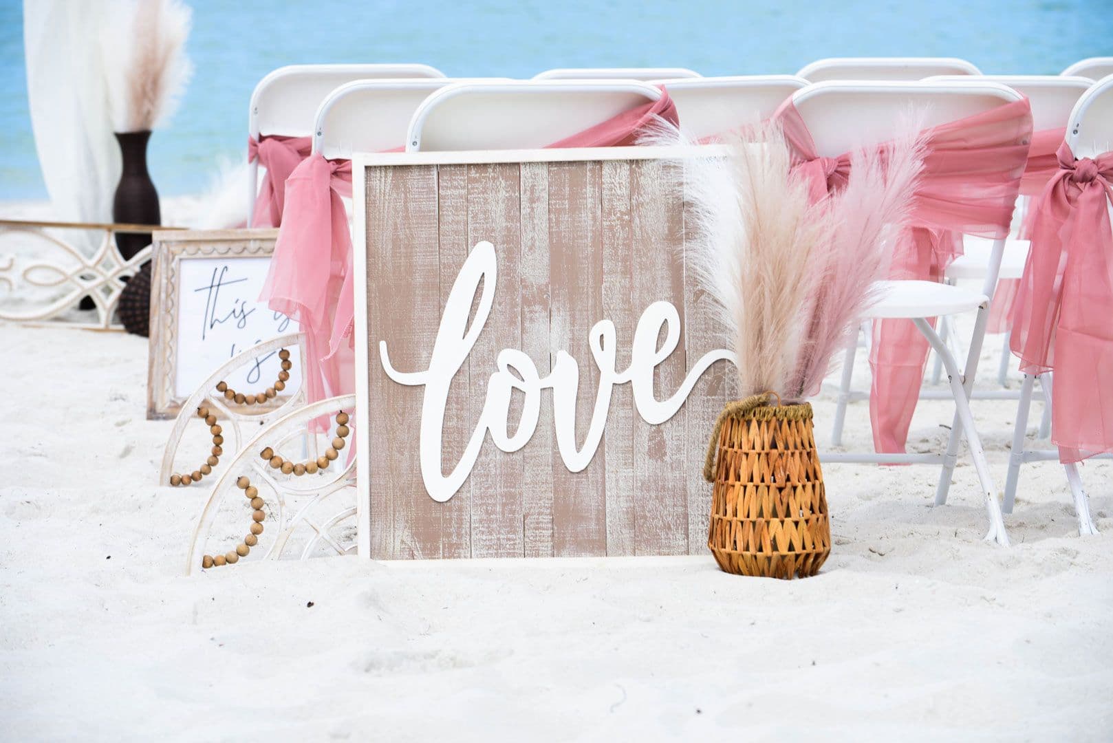 Boho Wedding Decor on Florida Beaches
