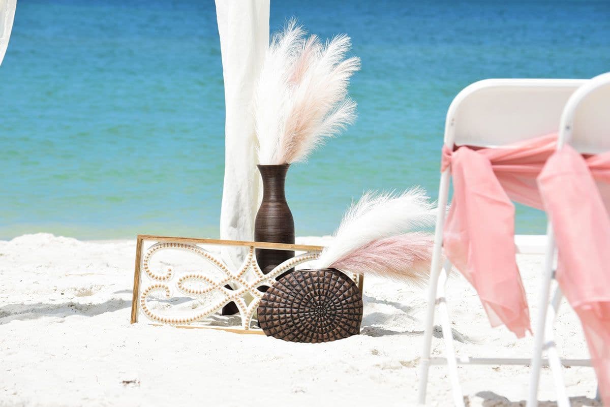 Boho Beach Wedding Decor in Florida