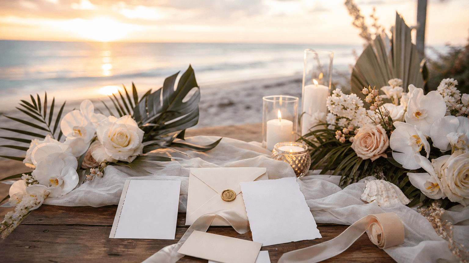 Florida Beach Wedding Invitations Guide: Wording, Timing & Design Tips